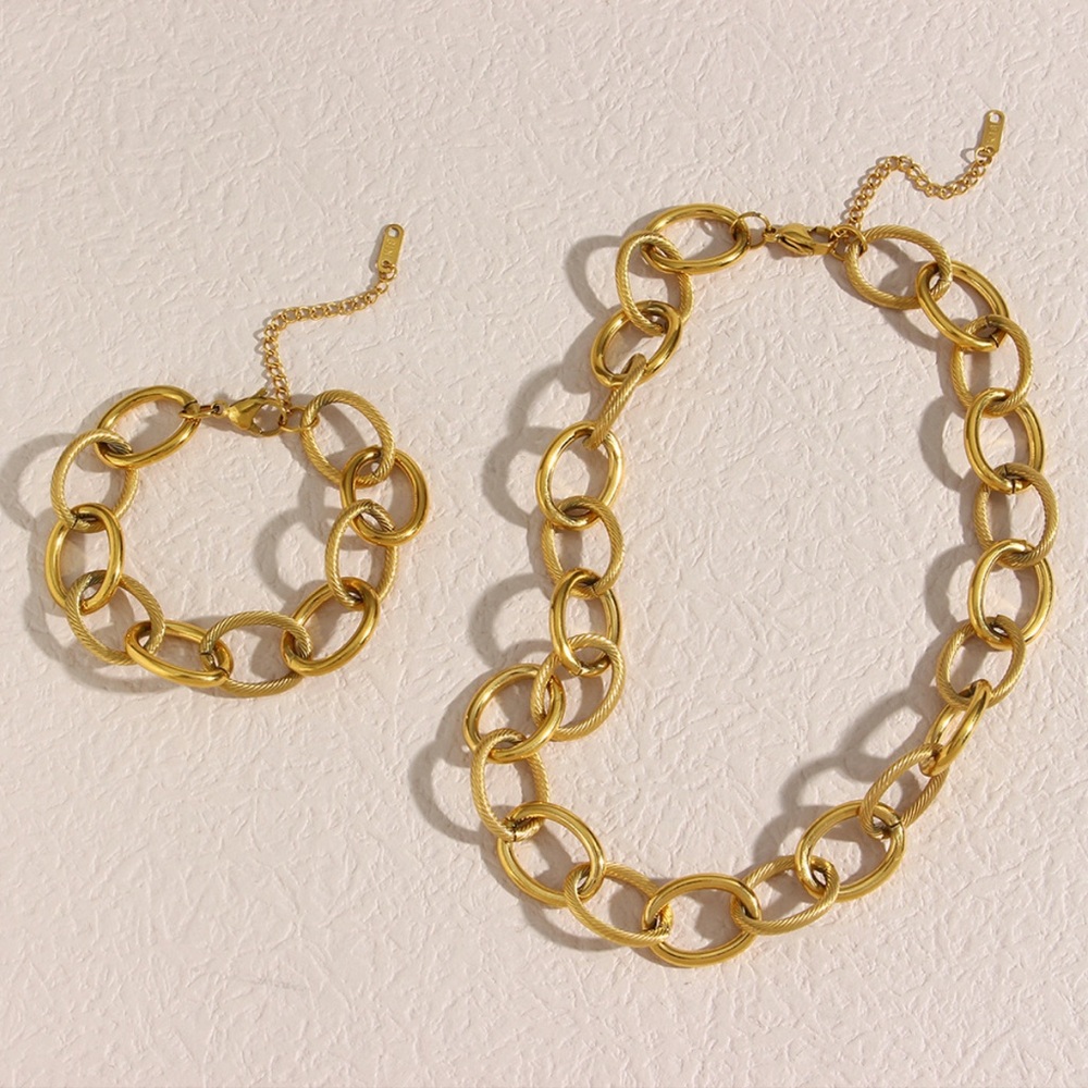 18K Gold Plated Necklace, Vintage Style Necklace, Bohemian Necklace - Picture 6 of 6